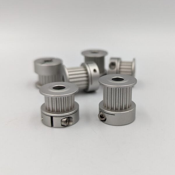 2GT Pulleys geklemmt