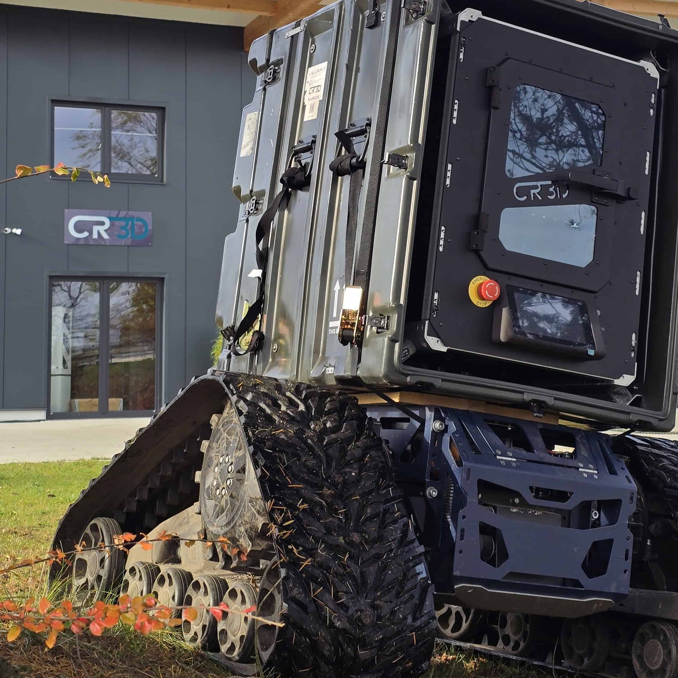 CR-3D FieldRACK: Der industrielle 3D-Drucker für extreme Einsätze – stabil, präzise, mobil