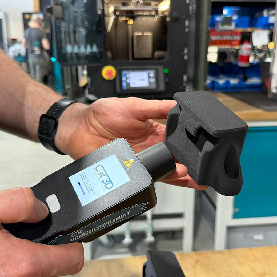 Verifizierung eines 3D-gedruckten Bauteils mit dem Tailor-Scan 4