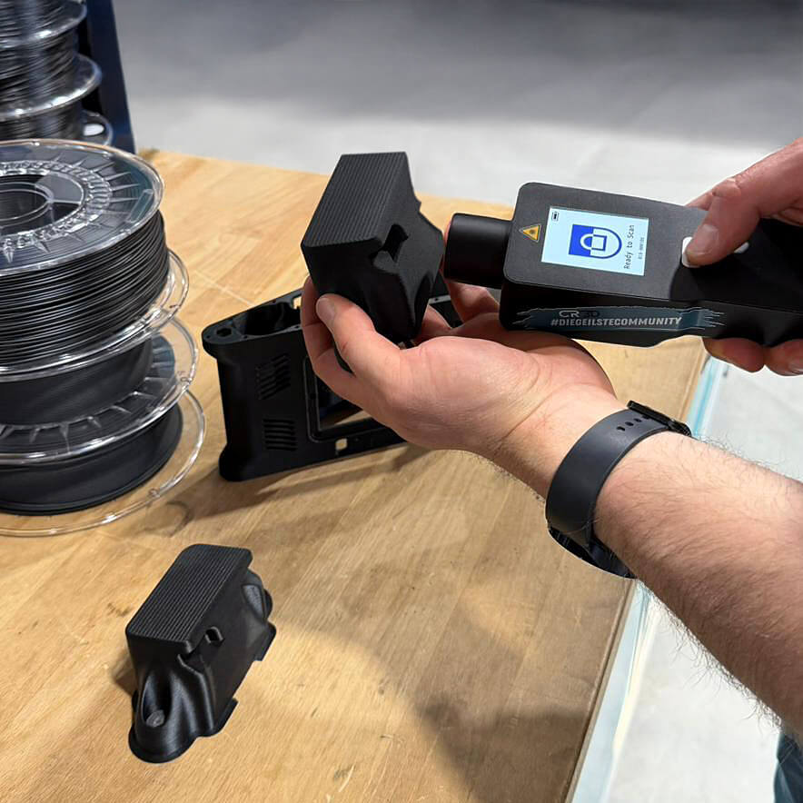 CR-3D Traceable Filament – fälschungssichere Kunststoffrolle mit eingebetteten Sicherheitsmarkern