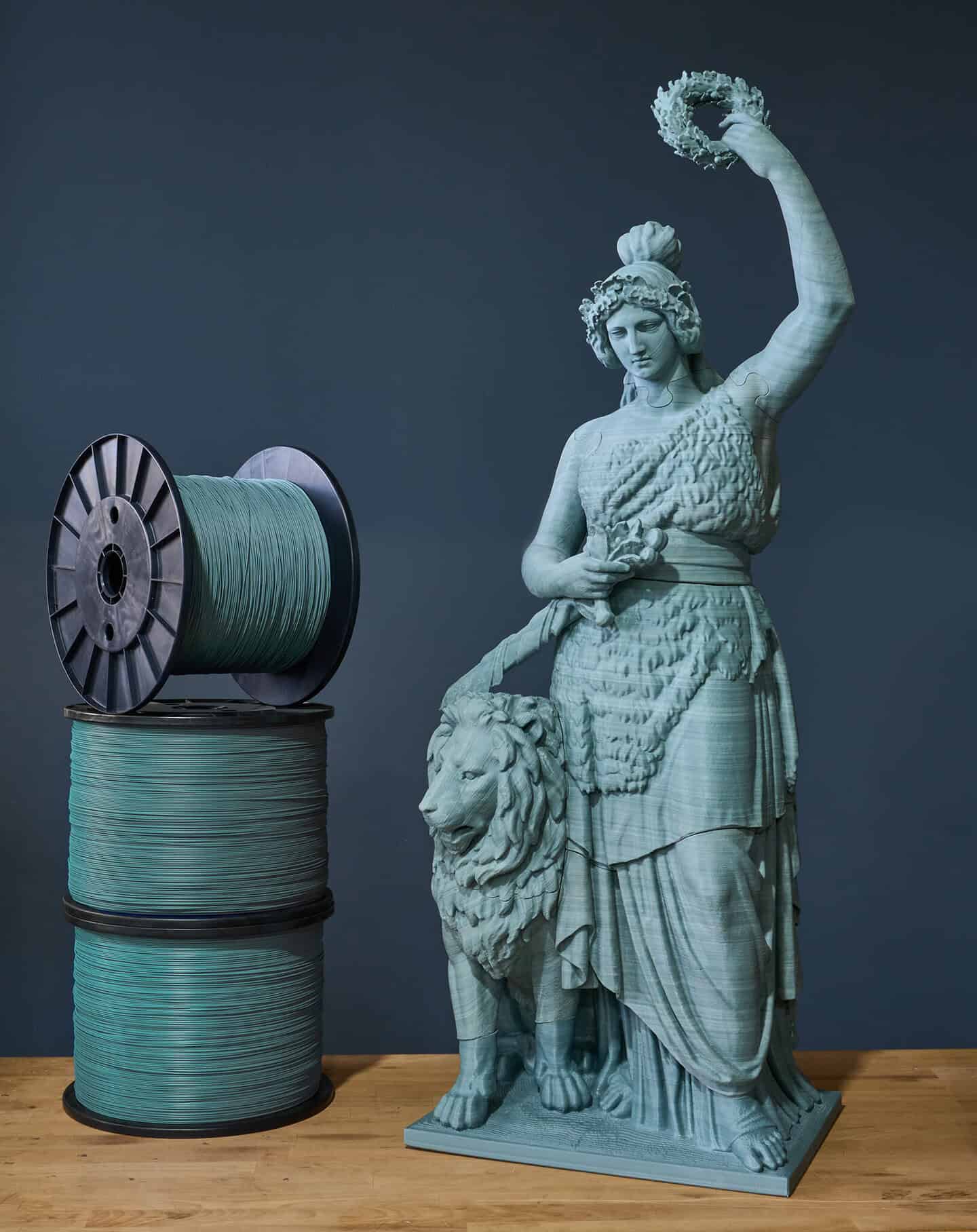 Bruchfeste Statue aus 23kg Soft PLA