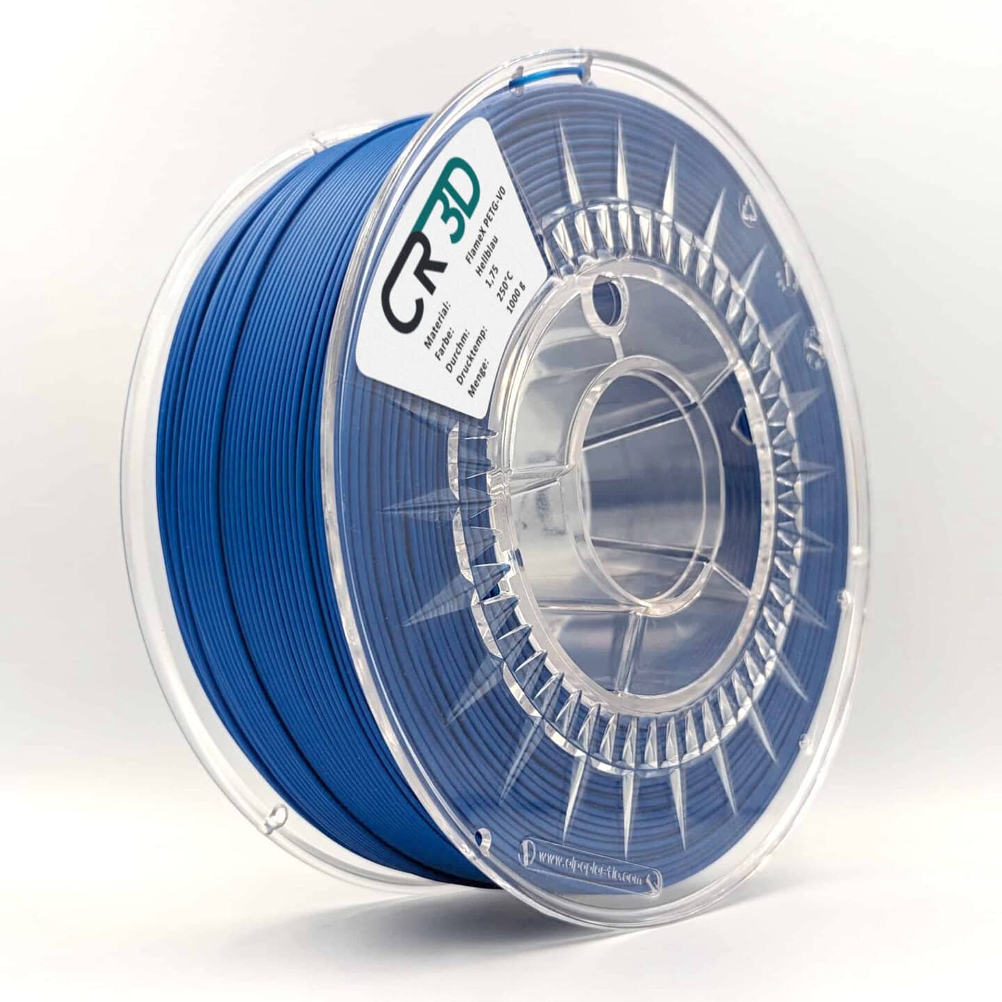 FlameX PETG UL-94 V0 Blau, Spule stehend
